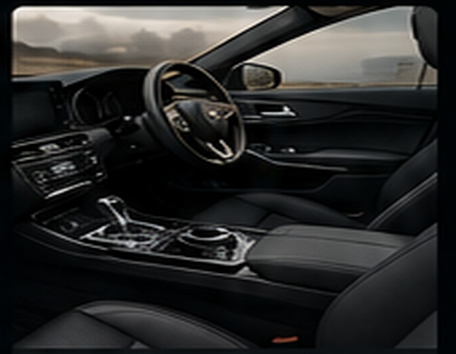 Ultra clean luxury vehicle interior