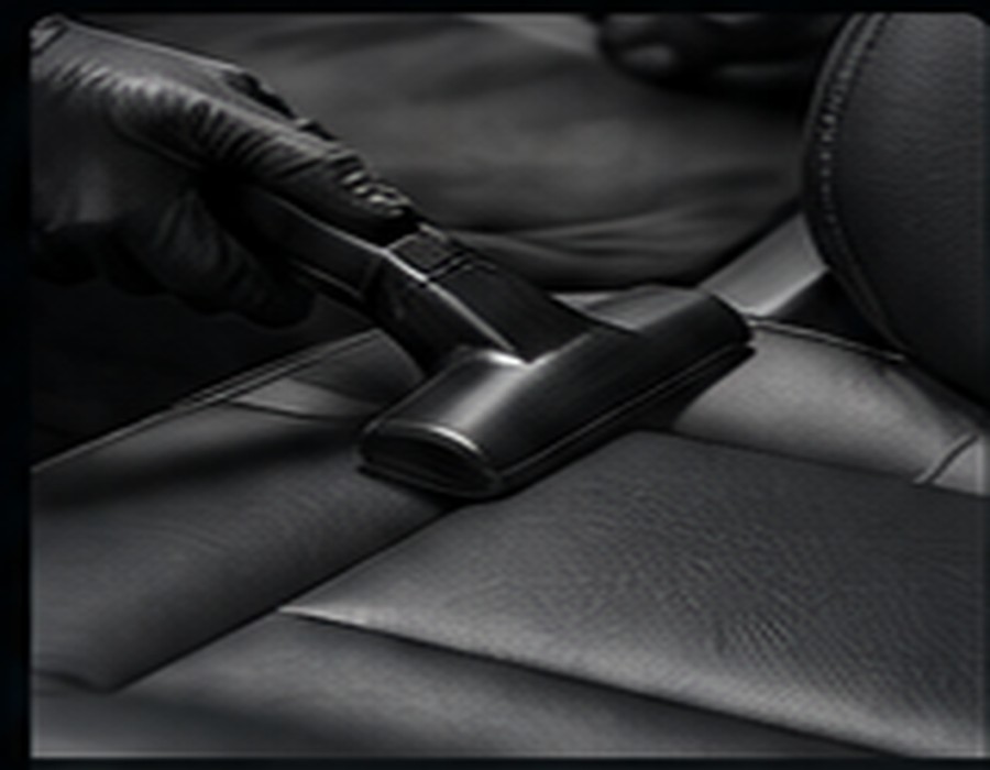 Professional interior car cleaning